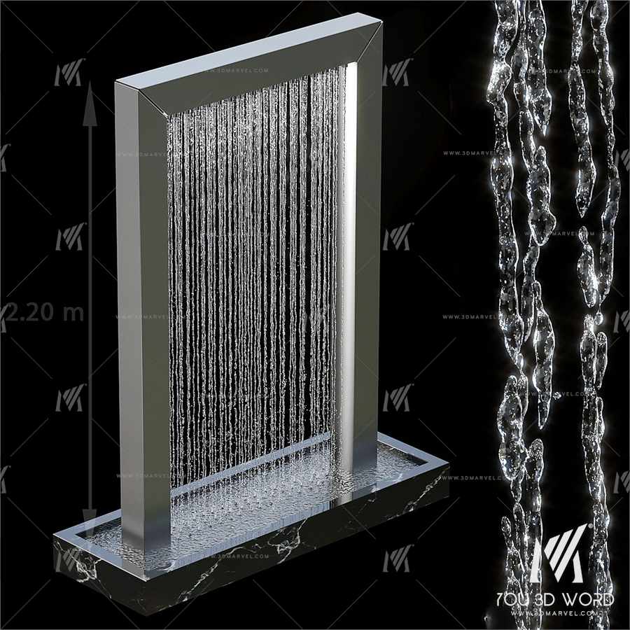 Waterfall fountains 004